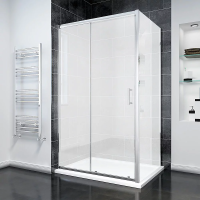 Душевой угол раздвижной прямоугольный RV055M-12080-07-C8 1200х800х1950 Цвет профиля Хром Стекло Матовое Veconi