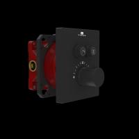 Встраиваемый смеситель для душа  2-х функциональный, термостатический  цвет черный VSCV-321TMB VINCEA