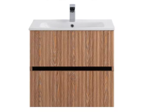 TORINO База под раковину подвесная с двумя выкатными ящиками, Бран AM-TORINO-600-2C-SO-BR-P