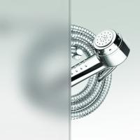 Душевая перегородка RGW WA-010B 110*195 351001011-24 профиль Чёрный стекло Матовое 8 мм RGW