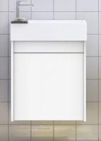 FAMILY База под раковину подвесная с одной распашной дверцей, Bianco Lucido, 500x270x500, FAMILY-500-1D-SO-BL  ART&MAX