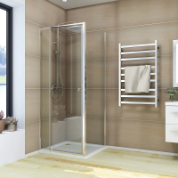 Душевой угол раздвижной прямоугольный RV026-10090-01-C8 1000х900х1950 Цвет профиля Хром Стекло Прозрачное Veconi