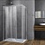 Душевая уголок прямоугольный Soft VSR-3SO8010CL 1000x800х1950 цвет хром стекло прозрачное Vincea