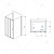 Душевой уголок RGW PA-73 (PA-13 + Z-050-2) прямоугольный  160* 80*195 060873168-011 профиль Хром стекло Прозрачное 5 мм RGW
